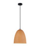 Pendant Light Sleek Oblong 280mm 72W Golden Wood Finish Pendant Light Sleek Oblong 280mm 72W Golden Wood Finish